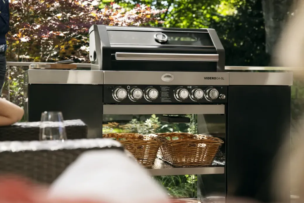 Brico Gasbarbecue-Rosle Gasbarbecue Videro G4-Sl 30Mbar 154X60X118Cm