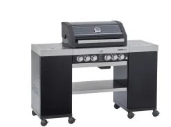 Brico Gasbarbecue-Rosle Gasbarbecue Videro G4-Sl 30Mbar 154X60X118Cm