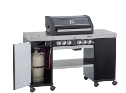 Brico Gasbarbecue-Rosle Gasbarbecue Videro G4-Sl 30Mbar 154X60X118Cm