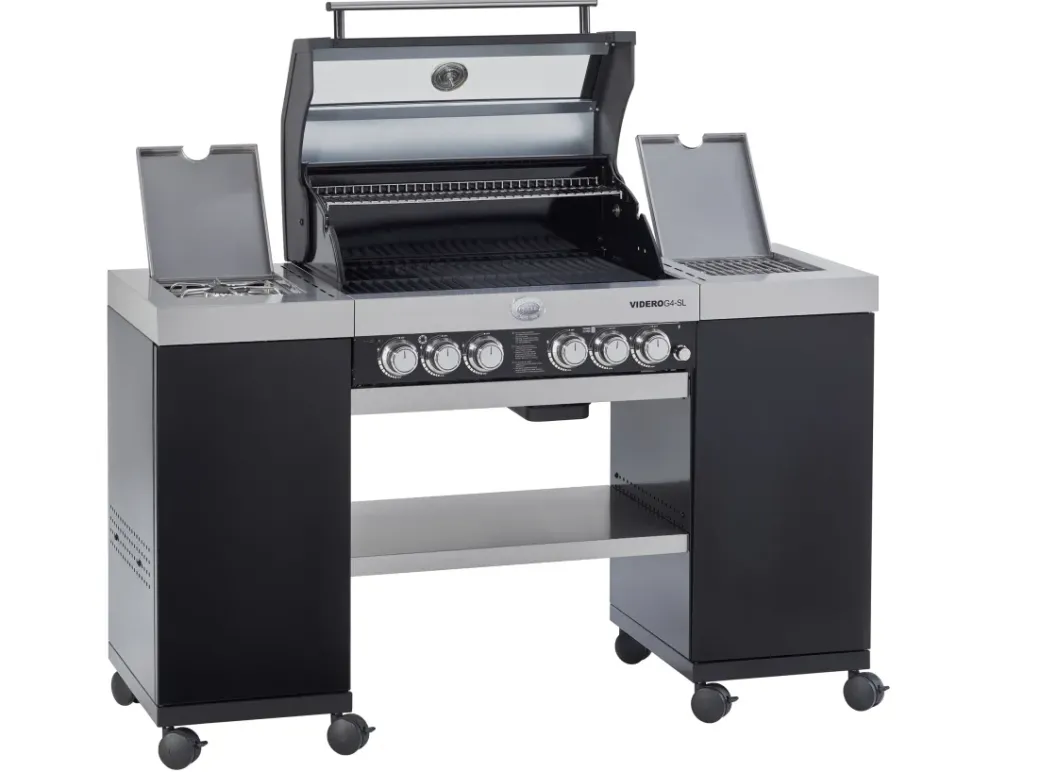 Brico Gasbarbecue-Rosle Gasbarbecue Videro G4-Sl 30Mbar 154X60X118Cm