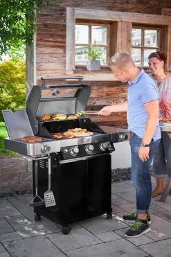 Brico Gasbarbecue-Rosle Gasbarbecue Videro G3-S Vario 30Mbar 70,5X65,5X65,5Cm