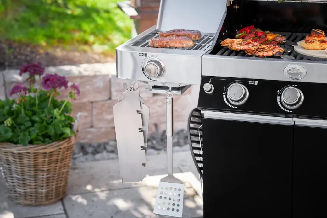 Brico Gasbarbecue-Rosle Gasbarbecue Videro G3-S Vario 30Mbar 70,5X65,5X65,5Cm