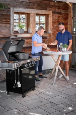 Brico Gasbarbecue-Rosle Gasbarbecue Videro G3-S Vario 30Mbar 70,5X65,5X65,5Cm