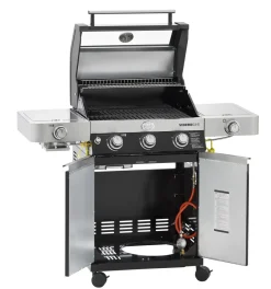 Brico Gasbarbecue-Rosle Gasbarbecue Videro G3-S Vario 30Mbar 70,5X65,5X65,5Cm