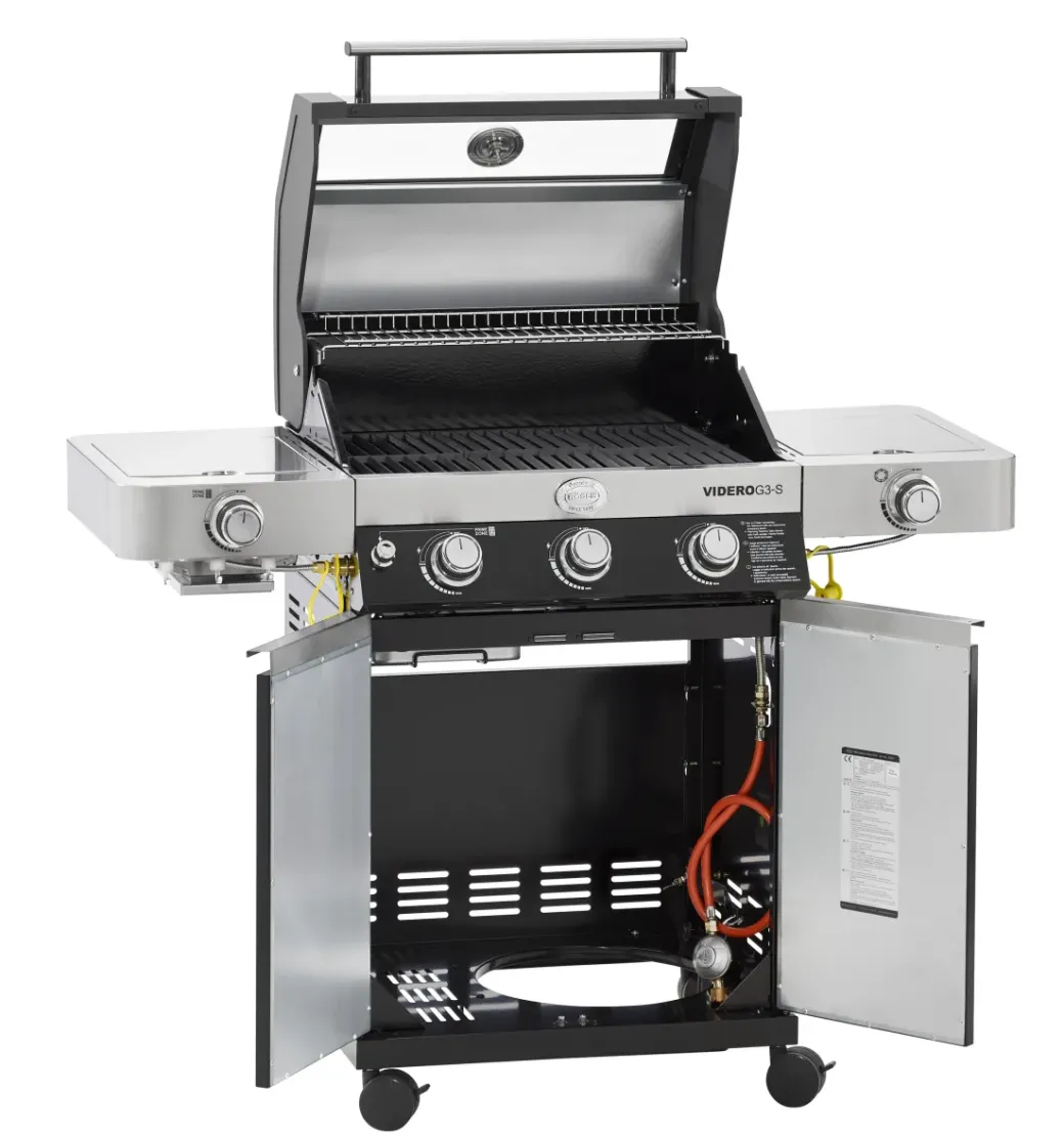 Brico Gasbarbecue-Rosle Gasbarbecue Videro G3-S Vario 30Mbar 70,5X65,5X65,5Cm