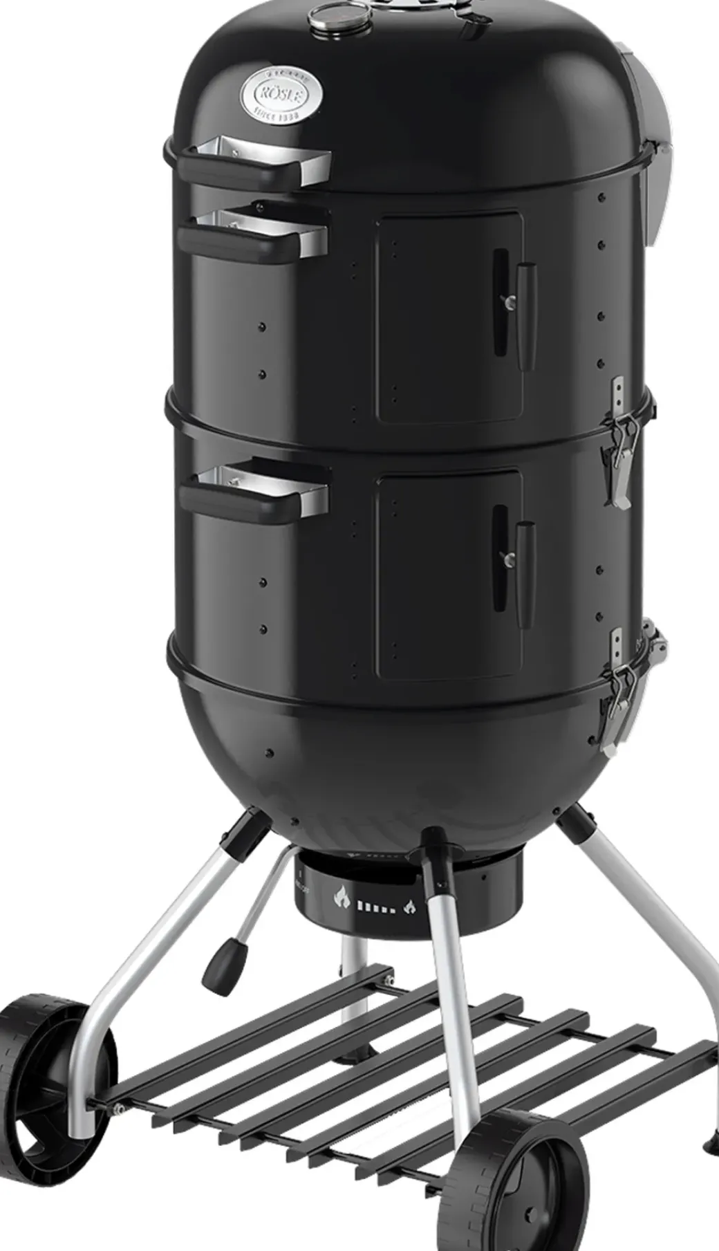 Brico Houtskool Barbecue-Rosle Houtskoolbarbecue Smoker F50-S No.1 69X38X136Cm