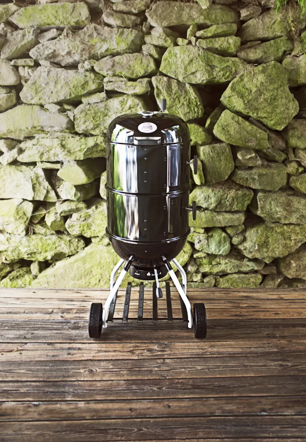 Brico Houtskool Barbecue-Rosle Houtskoolbarbecue Smoker F50-S No.1 69X38X136Cm