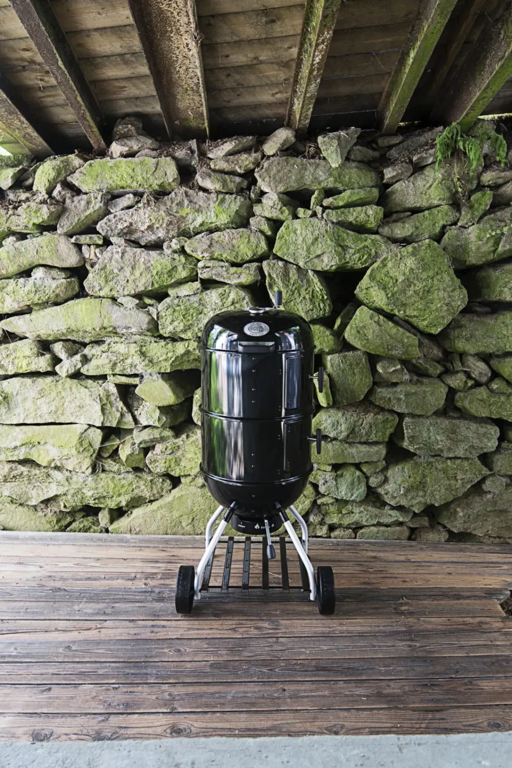 Brico Houtskool Barbecue-Rosle Houtskoolbarbecue Smoker F50-S No.1 69X38X136Cm
