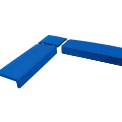 Brico Opsluitbanden & Boordstenen-Rubber Rand Opsluitband L-Vormig - 100X40X14,5 Cm - Blauw