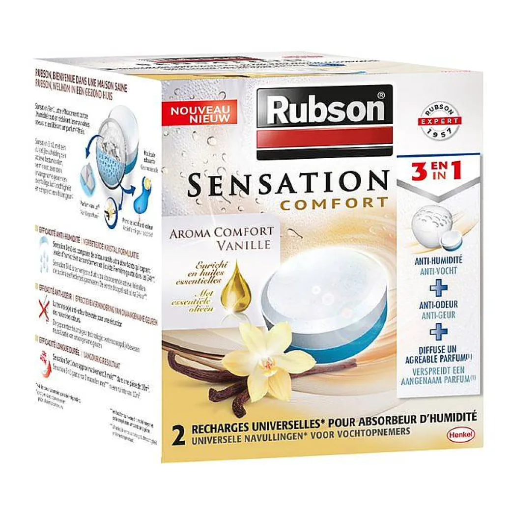 Rubson Navullingen Vochtopnemer Sensatie Vanille 2X300Gr|Brico Clearance