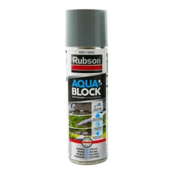 Rubson Spraycoating Aquablock Grijs 300Ml|Brico Online