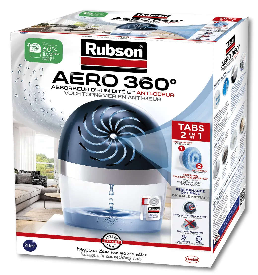 Rubson Vochtopnemer Aero 360 450Gr|Brico Discount