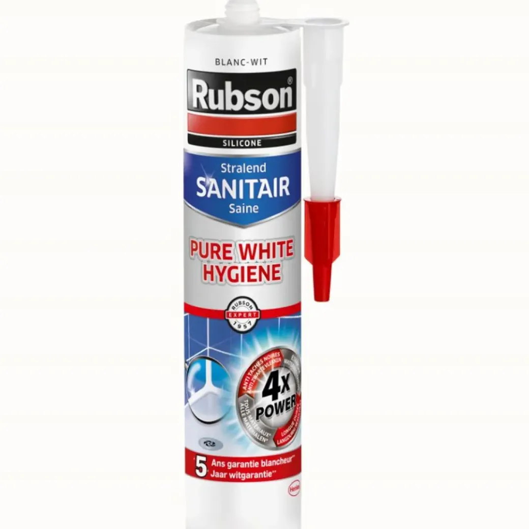 Brico Voegkitten-Rubson Voegkit Sanitair Pure White Hygiene 280Ml
