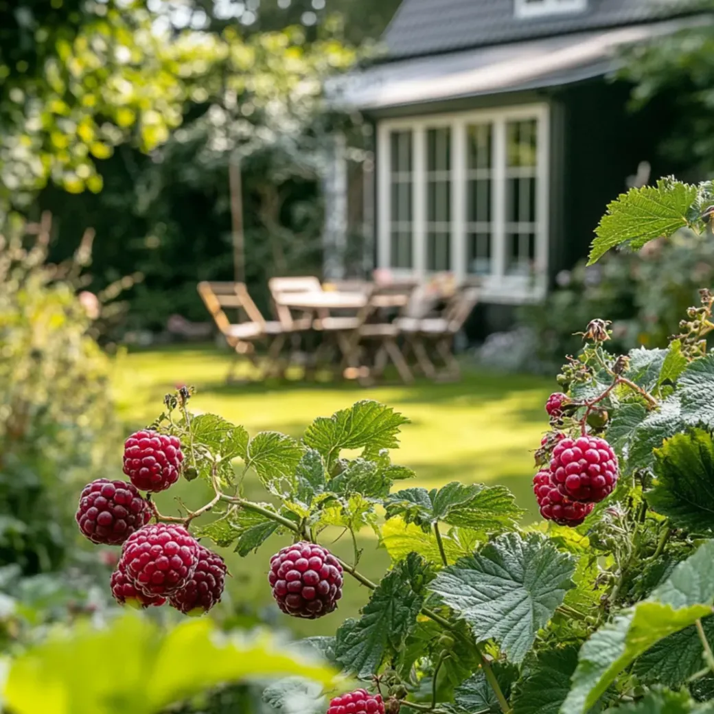 Brico Planten-Rubus 'Tayberry' - Set Van 3 - Tuinplant - Braamboos - Pot 9Cm - Hoogte 25-40Cm