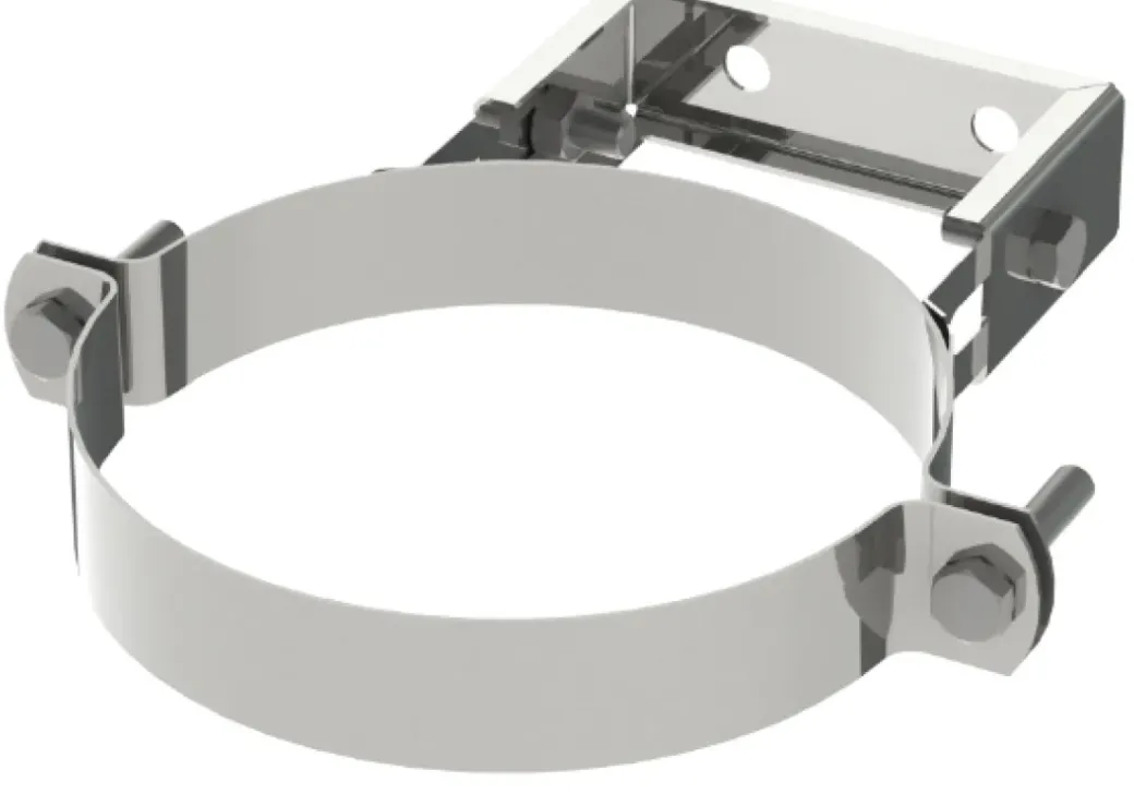 Brico Kachelbuizen<Saninstal Gegalvaniseerde Muurbeugel O 125Mm