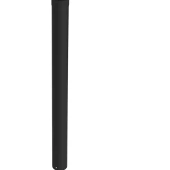 Brico Kachelbuizen<Saninstal Kachelpijp O80Mmx100Cm Zwart Geemailleerd Staal