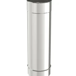 Brico Kachelbuizen<Saninstal Kachelpijp O150Mmx50Cm Rvs
