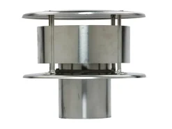 Brico Kachelbuizen<Saninstal Rookgaskap O100Mm Aluminium