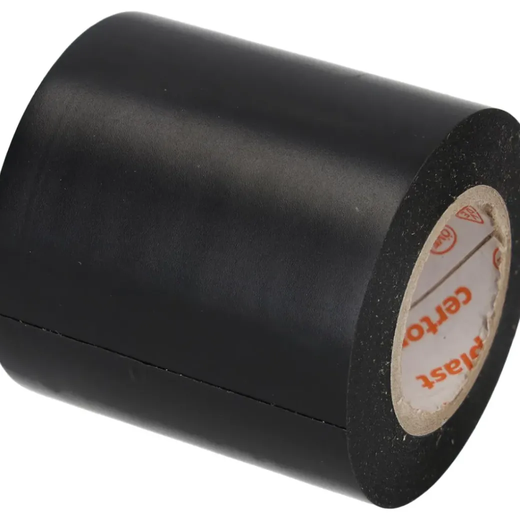 Brico Ducttape & Verpakkingstape-Sanivesk Tape Pvc Zwart 50 Mm X 10M 4Pp