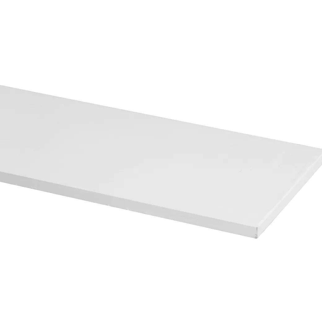 Schaaflat Grenen Gegrond Wit 9,5X145Mm 270Cm|Brico
