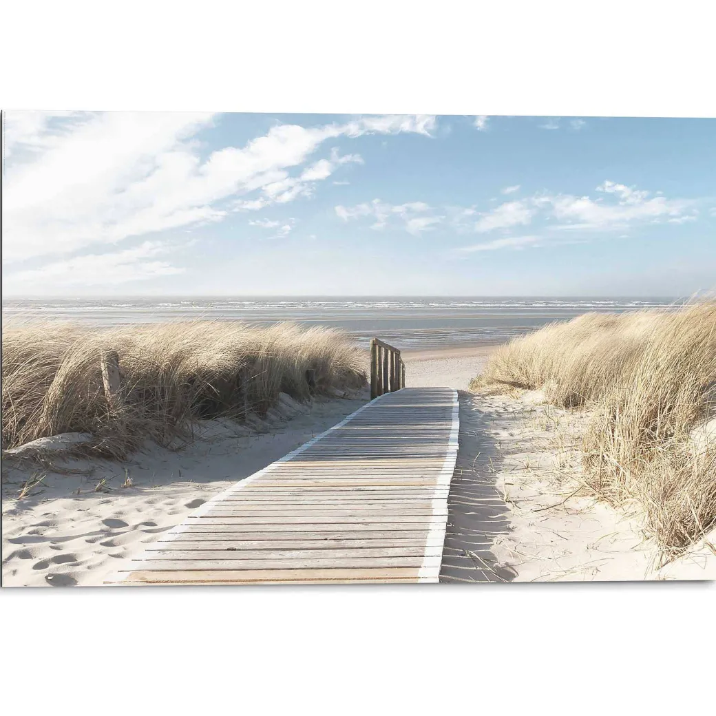 Schilderij Pad Door De Duinen Blauw 90X60Cm|Brico Sale