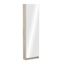 Schoenenkast Met Spiegeldeur Wit 173X50Cm|Brico Clearance