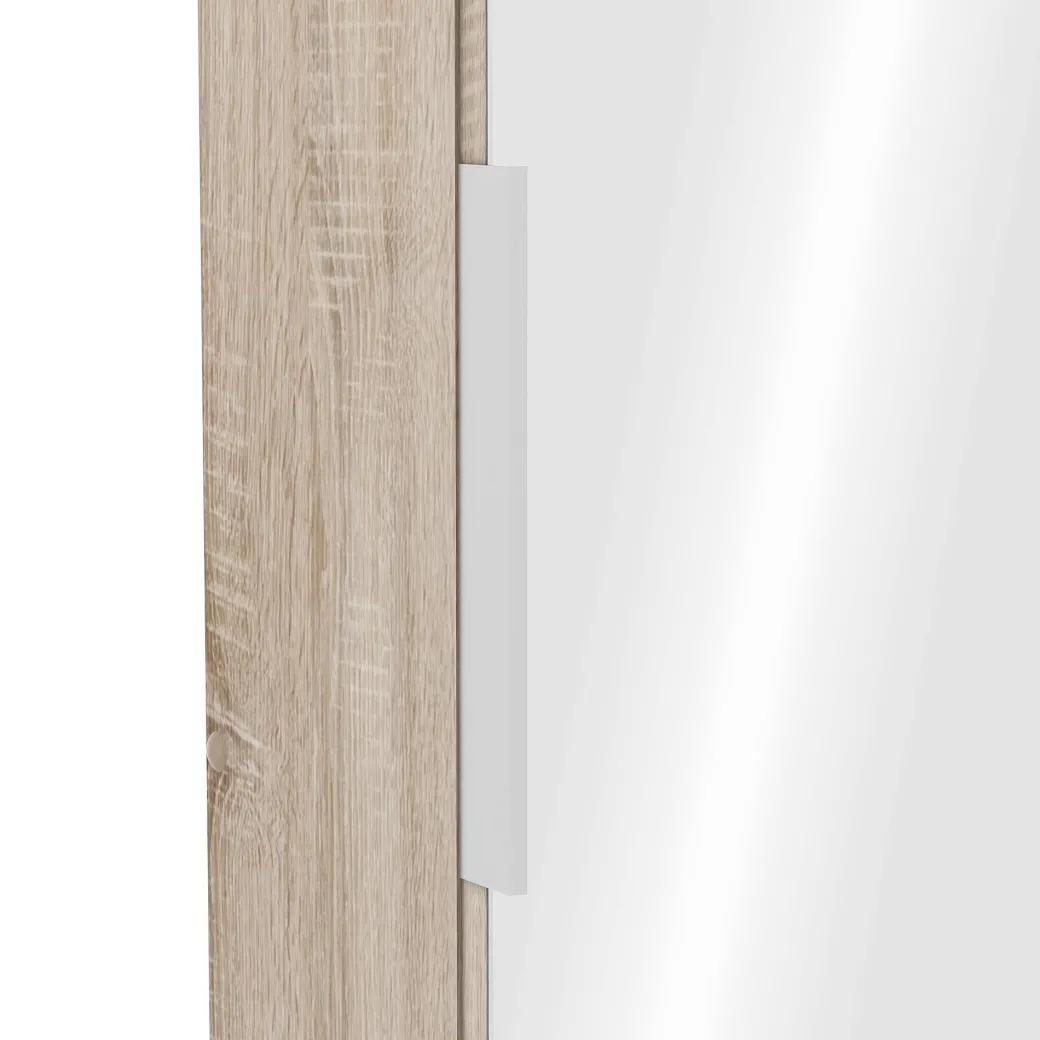 Schoenenkast Met Spiegeldeur Wit 173X50Cm|Brico Clearance