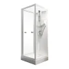 Schulte Complete Cabine - 80X80X190 - Wit -Helder - Juist|Brico Hot