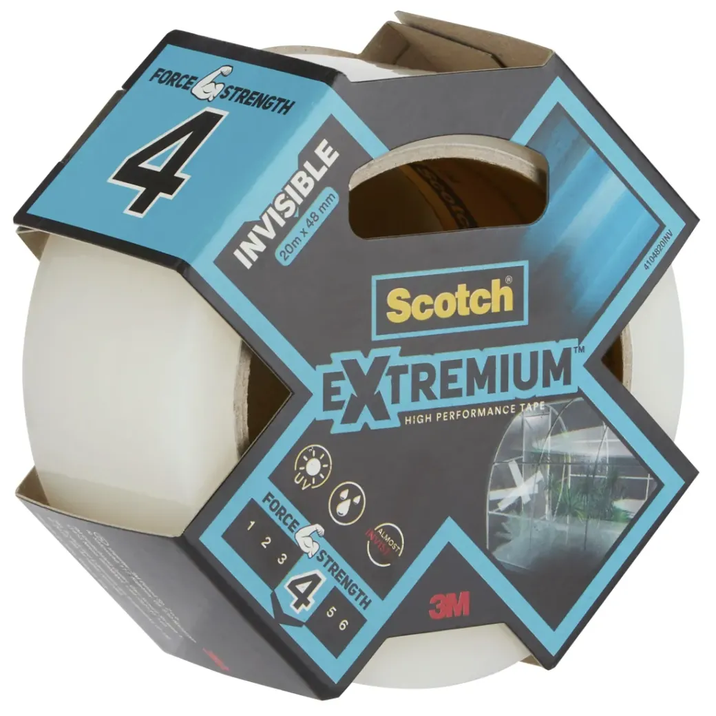 Brico Technische Tape-Scotch™ Extremium Transparant Uv-Bestendig Niet Vergelend Tape 25Mx48Mm