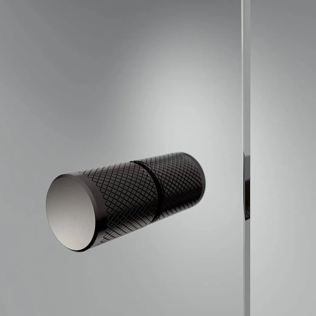 Sealskin Contour Schuifdeur Voor Nis 140Cm, 200Cm Hoog |Zwart 6Mm Helder Veiligheidsglas|Brico New