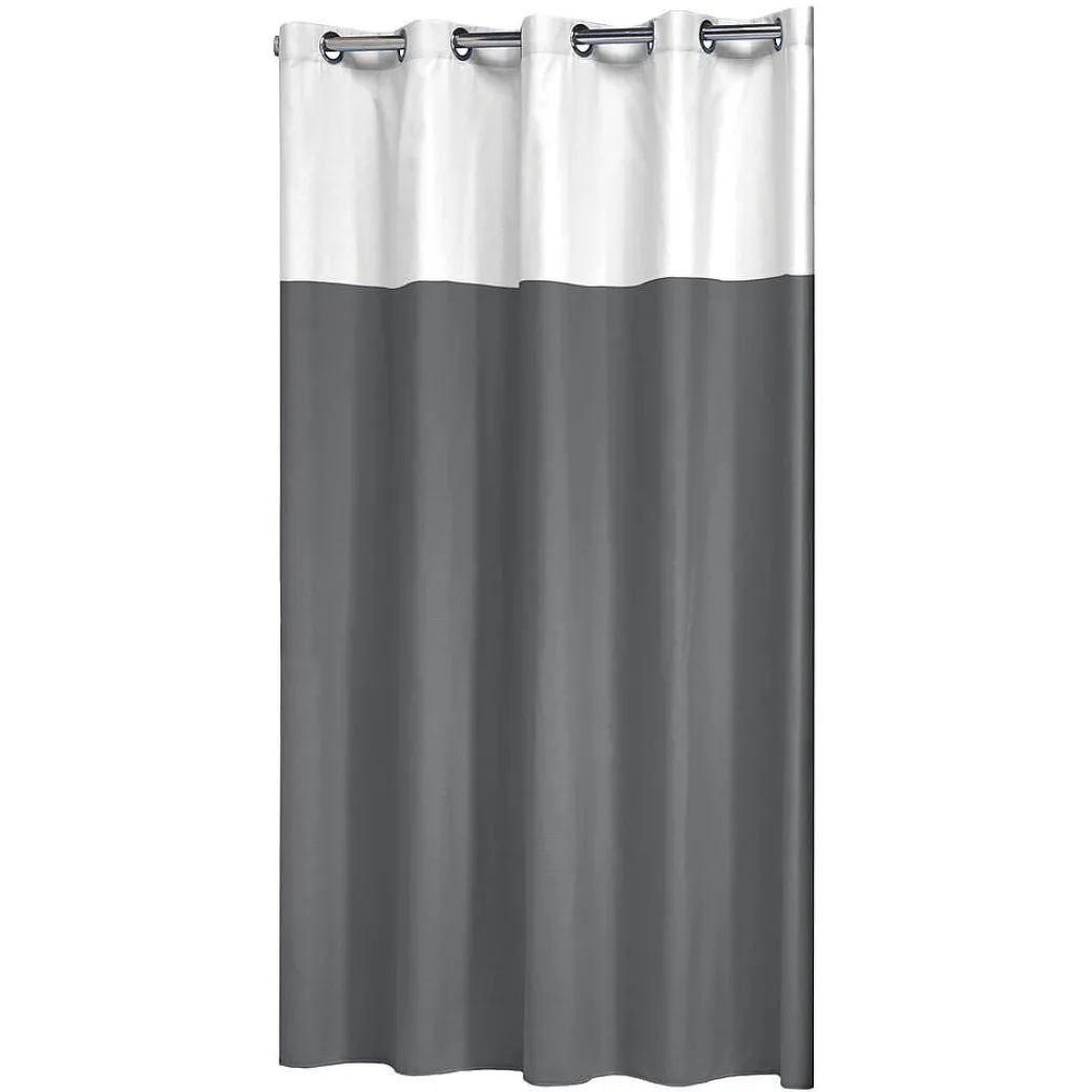 Sealskin Douchegordijn Double Polyester/Katoen 180X200Cm Grijs|Brico Clearance
