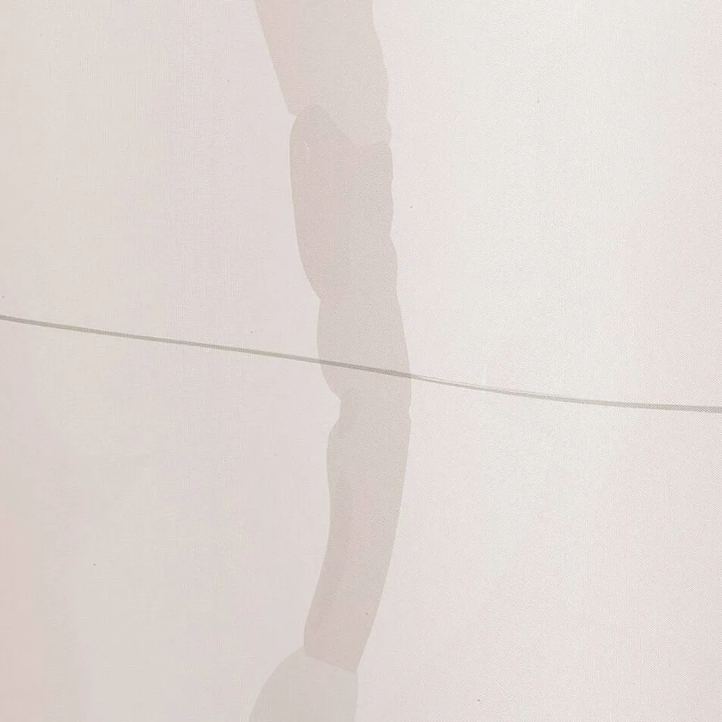 Sealskin Douchegordijn Earth 180X200Cm Polyester Donkergroen/ Off-White|Brico Sale