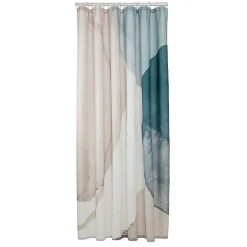 Sealskin Douchegordijn Earth 180X200Cm Polyester Donkergroen/ Off-White|Brico Sale