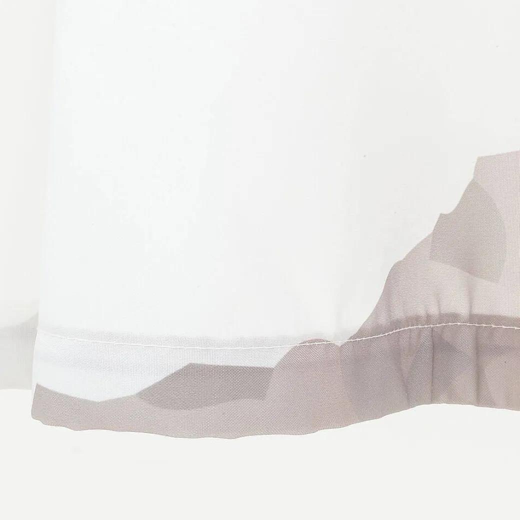 Sealskin Douchegordijn Earth 180X200Cm Polyester Donkergroen/ Off-White|Brico Sale