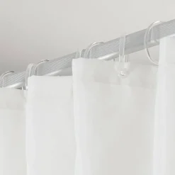 Sealskin Douchegordijn Flow 180X200Cm Polyester Zwart/ Wit|Brico Sale