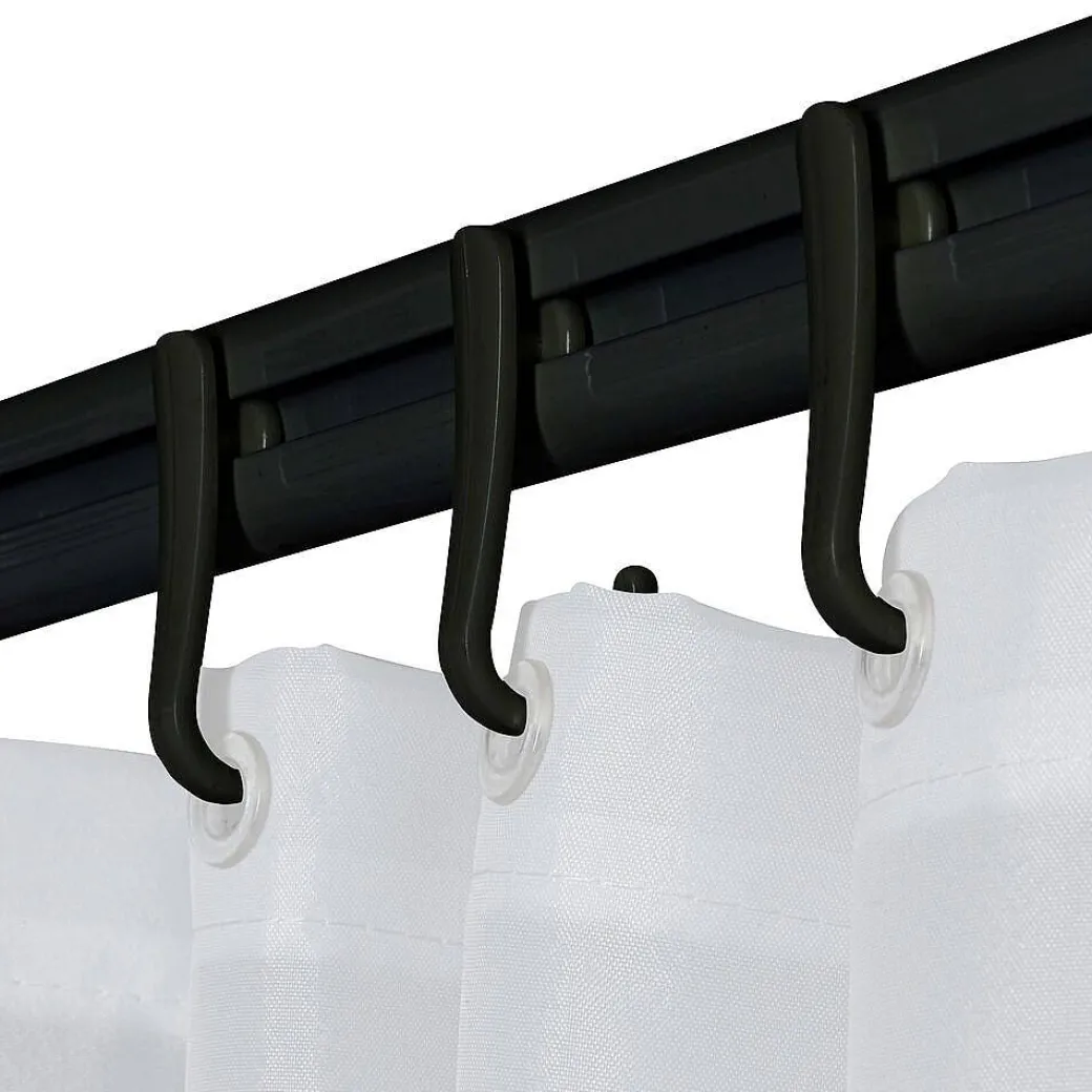 Sealskin Easy Roll Douchegordijnstangset 90X90X90Cm Zwart|Brico New