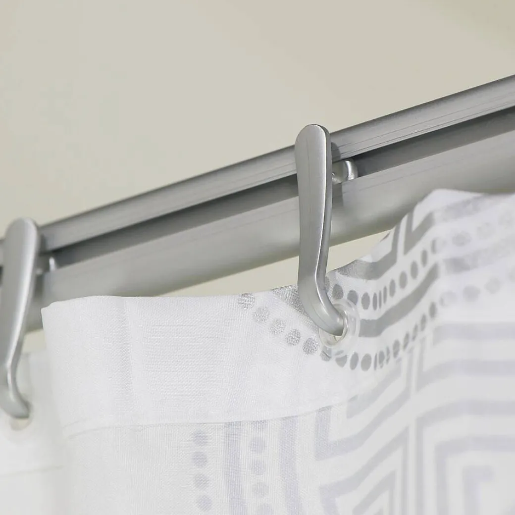 Sealskin Easy Roll Douchegordijnstangset 90X90X90Cm Mat Aluminium|Brico