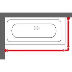 Sealskin Easy Roll Douchegordijnstangset 90X90X90Cm Mat Aluminium|Brico