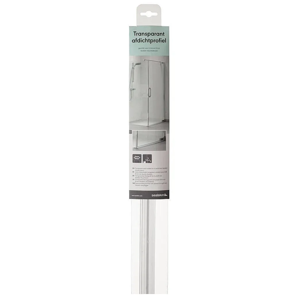 Sealskin Get Wet Afdichtprofiel 6/8Mm Universeel Horizontaal 100Cm Transparant|Brico Hot