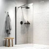 Sealskin Hooked Inloopdouche Type A3 140X200Cm| 6Mm Helder Veiligheidsglas Met Antikalklaag Matzwart|Brico Clearance