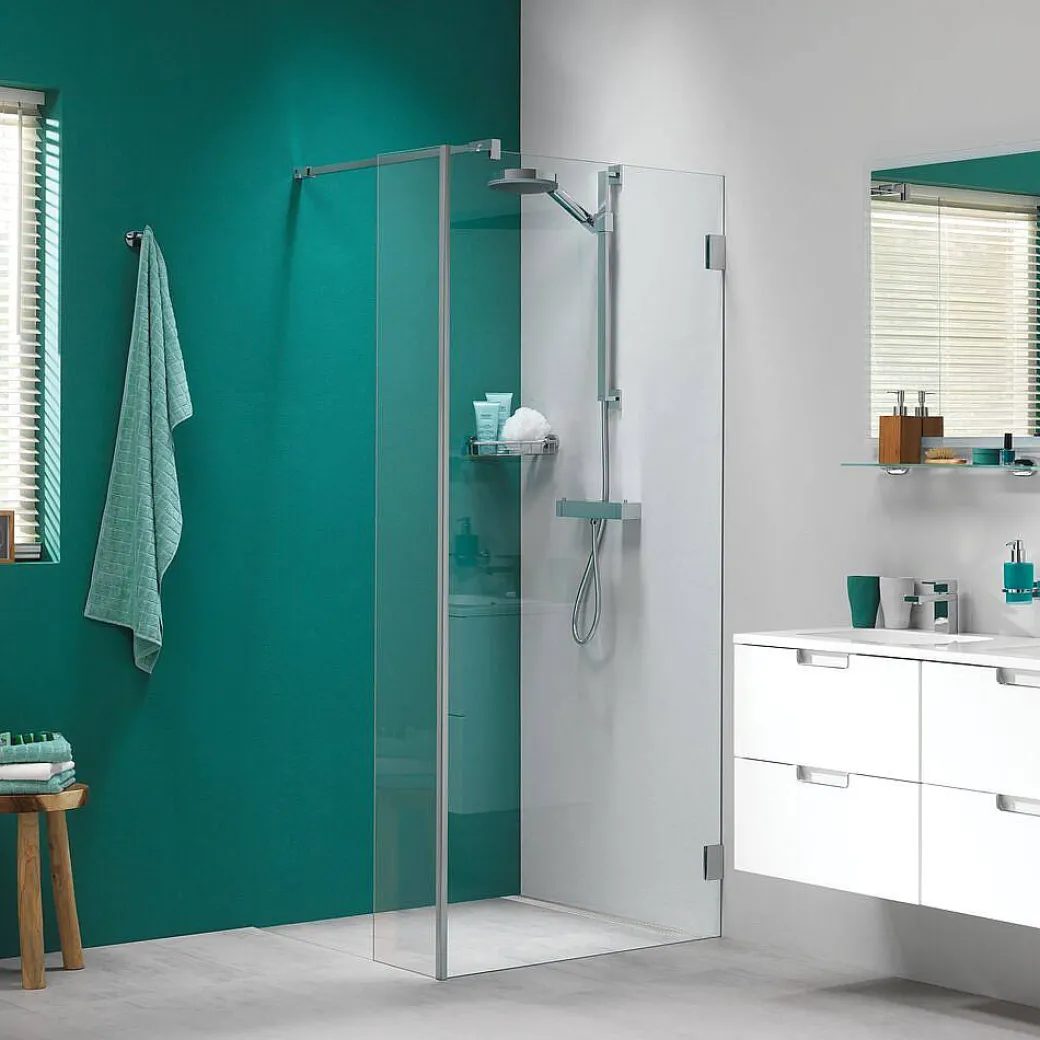 Sealskin I Am Inloopdouche Walk In Type A1 100X30Cm Rvs (Look) | 8Mm Helder Veiligheidsglas + Antikalk|Brico