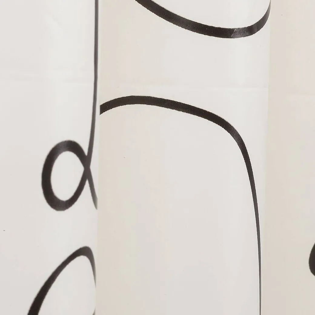 Sealskin Mind Douchegordijn 180X200 Cm Peva Zwart / Wit|Brico New