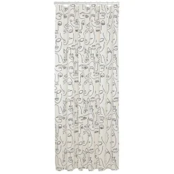 Sealskin Mind Douchegordijn 180X200 Cm Peva Zwart / Wit|Brico New