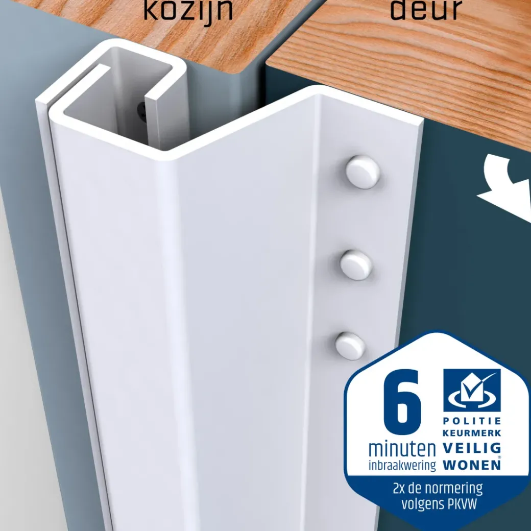 Brico Deurbeveiliging-Secu Anti-Inbraakstrip Secustrip Basic