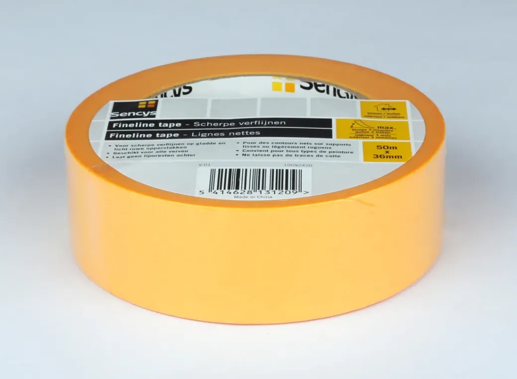 Brico Afplaktape-Sencys Afplaktape Fineline Geel 50Mx36Mm
