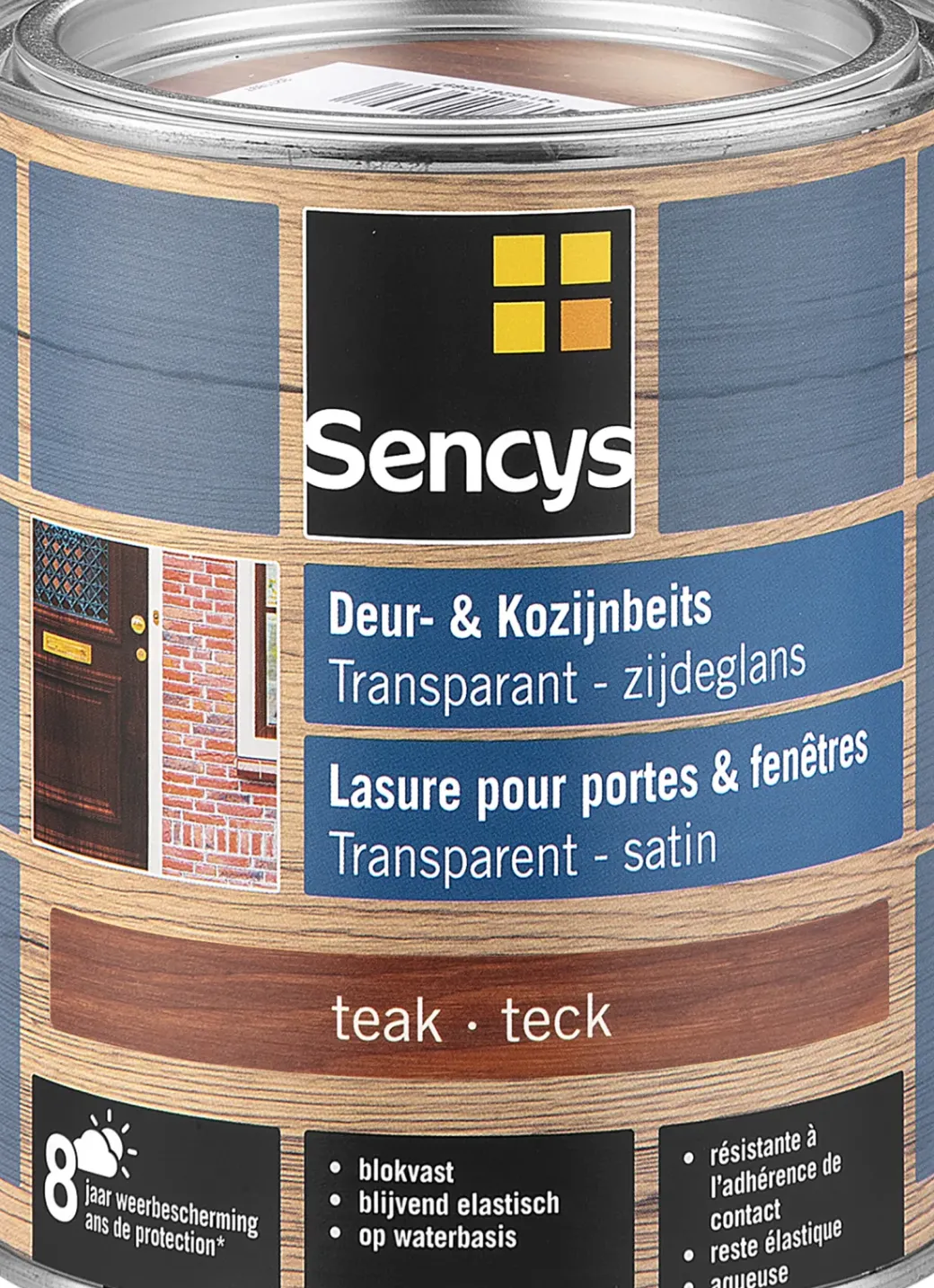 Brico Beits-Sencys Beits Ramen En Deuren Semi-Transparant Zijdeglans Donker Eiken 0,75L