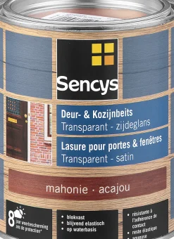 Brico Beits-Sencys Beits Ramen En Deuren Semi-Transparant Zijdeglans Mahonie 0,75L