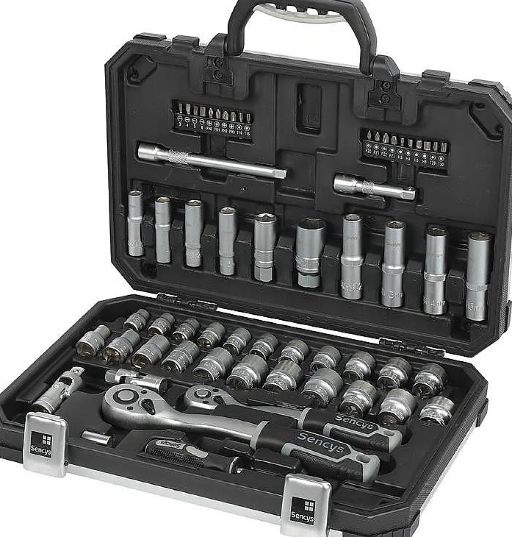 Sencys Dopsleutelset – 60 Stuks|Brico New