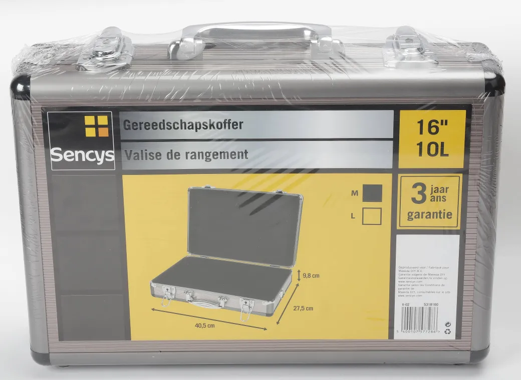 Sencys Gereedschapskoffer Aluminium 40,5X27Cm|Brico Discount