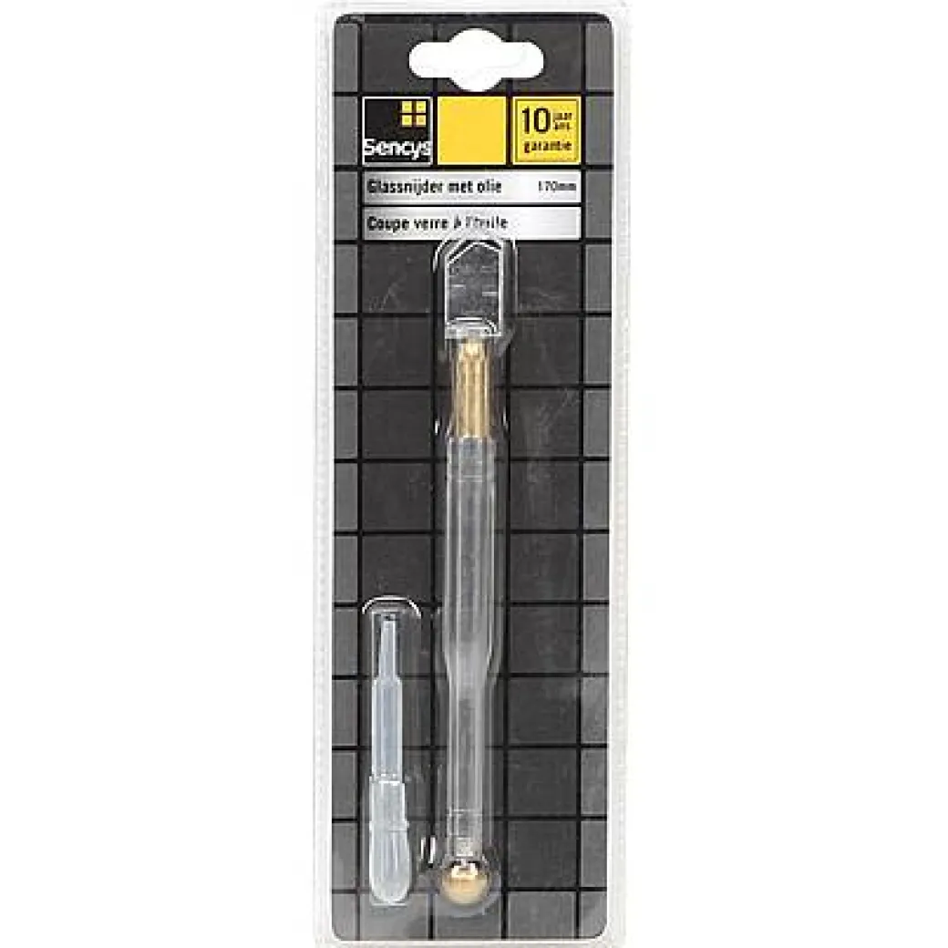 Sencys Glassnijder Met Olie 170Mm|Brico Outlet